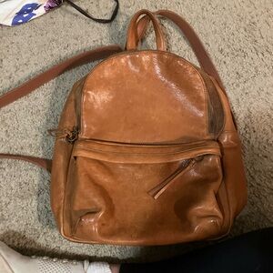Madewell Lorimer Large - Tan Leather Backpack
